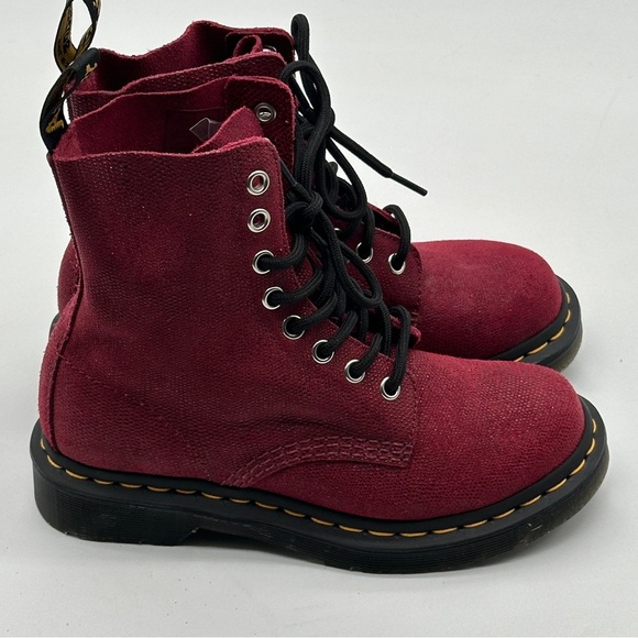 DR. MARTENS 1460 Pascal Stingray Textured Leather Boot WOMENS 5 L AW004 26066600 - Picture 1 of 11